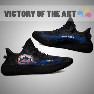 Art Scratch Mystery New York Mets Shoes Yeezy