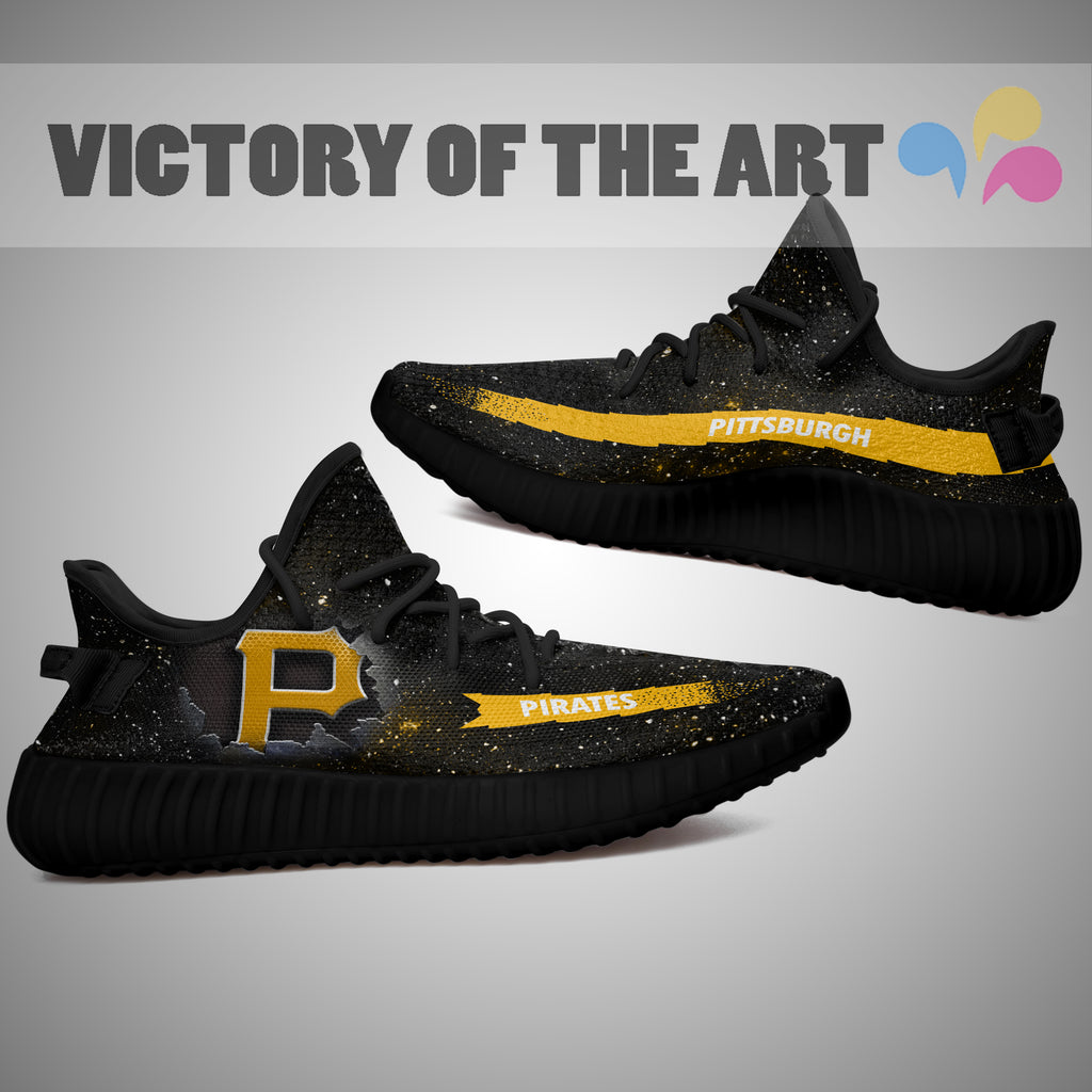 Art Scratch Mystery Pittsburgh Pirates Shoes Yeezy