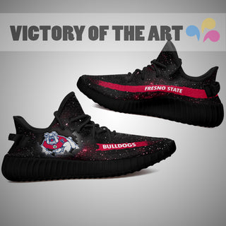 Art Scratch Mystery Fresno State Bulldogs Shoes Yeezy