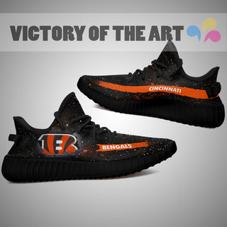 Art Scratch Mystery Cincinnati Bengals Shoes Yeezy