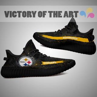 Art Scratch Mystery Pittsburgh Steelers Shoes Yeezy