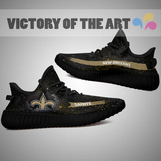 Art Scratch Mystery New Orleans Saints Shoes Yeezy
