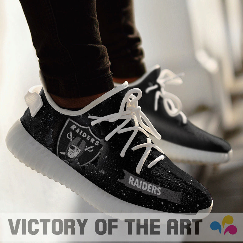 Art Scratch Mystery Oakland Raiders Shoes Yeezy