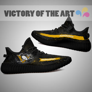 Art Scratch Mystery Pittsburgh Penguins Shoes Yeezy