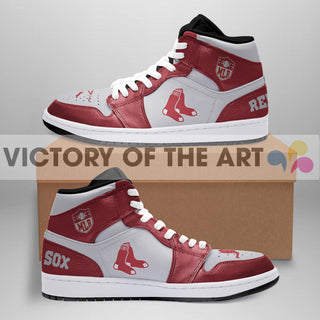 Simple Logo Boston Red Sox Jordan Shoes