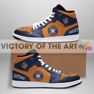 Simple Logo Houston Astros Jordan Shoes