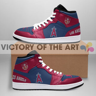 Simple Logo Los Angeles Angels Jordan Shoes