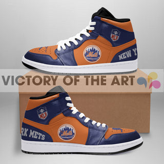 Simple Logo New York Mets Jordan Shoes