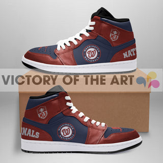 Simple Logo Washington Nationals Jordan Shoes