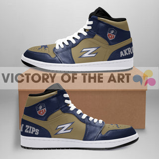 Simple Logo Akron Zips Jordan Shoes