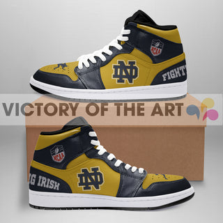 Simple Logo Notre Dame Fighting Irish Jordan Shoes