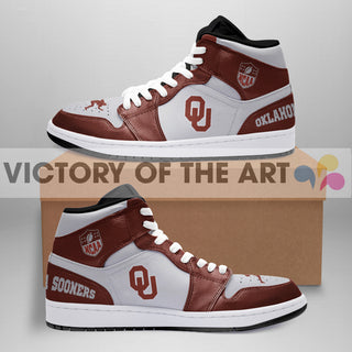 Simple Logo Oklahoma Sooners Jordan Shoes