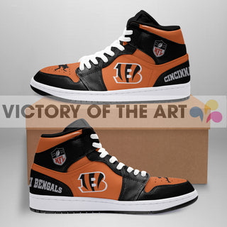 Simple Logo Cincinnati Bengals Jordan Shoes