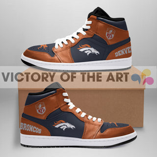 Simple Logo Denver Broncos Jordan Shoes