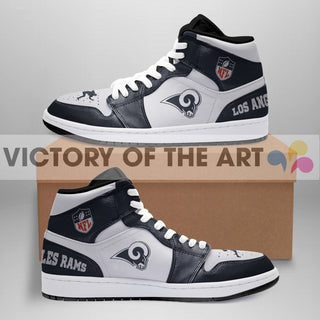 Simple Logo Los Angeles Rams Jordan Shoes