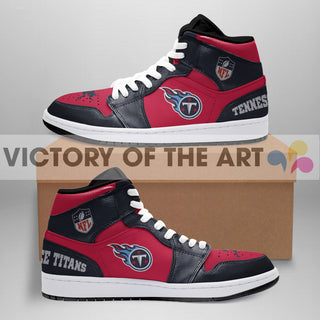 Simple Logo Tennessee Titans Jordan Shoes