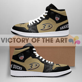 Simple Logo Anaheim Ducks Jordan Shoes