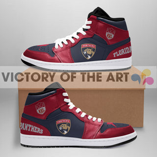 Simple Logo Florida Panthers Jordan Shoes