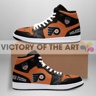 Simple Logo Philadelphia Flyers Jordan Shoes