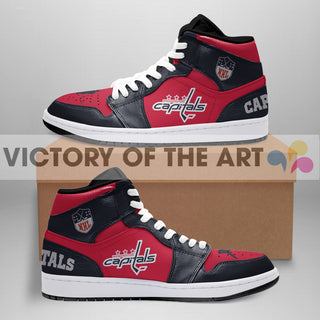 Simple Logo Washington Capitals Jordan Shoes