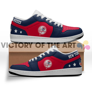 Gorgeous Simple Logo New York Yankees Low Jordan Shoes