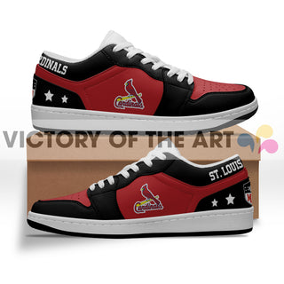 Gorgeous Simple Logo St. Louis Cardinals Low Jordan Shoes