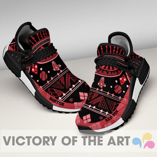 Wonderful Pattern Human Race Boston Red Sox Shoes For Fans