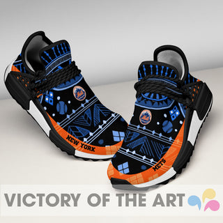 Wonderful Pattern Human Race New York Mets Shoes For Fans