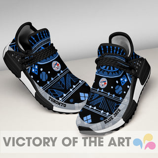 Wonderful Pattern Human Race Toronto Blue Jays Shoes For Fans