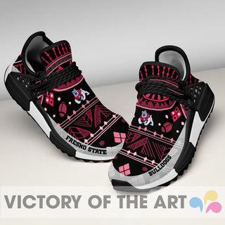 Wonderful Pattern Human Race Fresno State Bulldogs Shoes For Fans