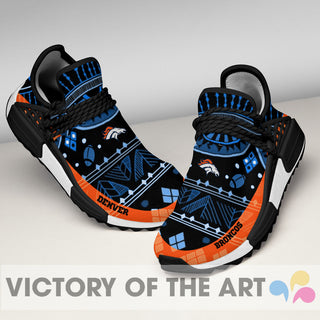 Wonderful Pattern Human Race Denver Broncos Shoes For Fans