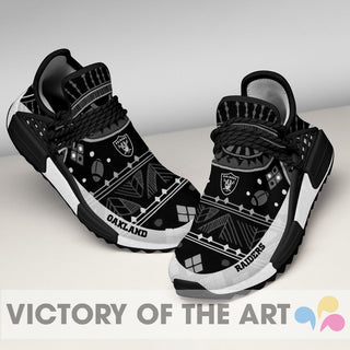 Wonderful Pattern Human Race Oakland Raiders Shoes For Fans