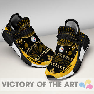 Wonderful Pattern Human Race Pittsburgh Steelers Shoes For Fans