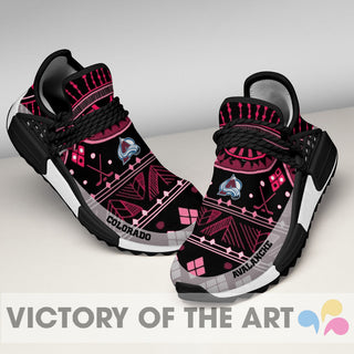 Wonderful Pattern Human Race Colorado Avalanche Shoes For Fans