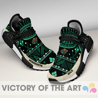 Wonderful Pattern Human Race Minnesota Wild Shoes For Fans