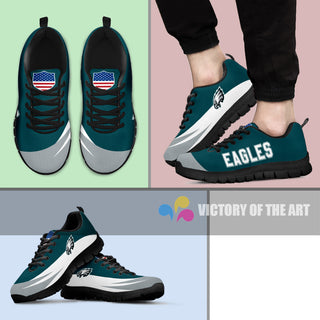 Special Gift Logo Philadelphia Eagles Sneakers