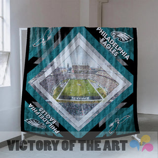 Pro Philadelphia Eagles Stadium Quilt For Fan