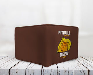 Pitbull Daddy Beer Lover Men's Wallets