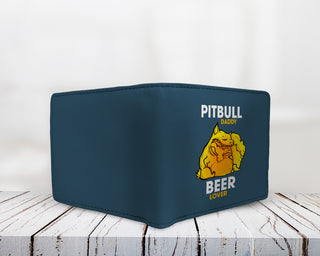Pitbull Daddy Beer Lover Men's Wallets