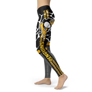 Awesome Light Attractive Pittsburgh Penguins Leggings