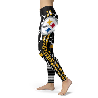 Awesome Light Attractive Pittsburgh Steelers Leggings