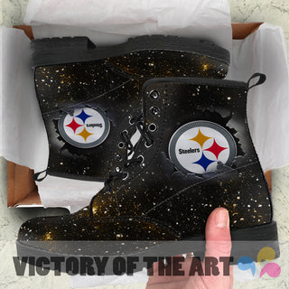 Art Scratch Mystery Pittsburgh Steelers Boots