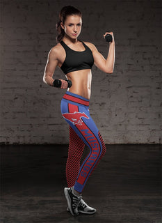 Colorful Gorgeous Fitting Fabulous SMU Mustangs Leggings