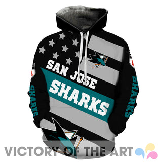 American Stars Proud Of San Jose Sharks Hoodie