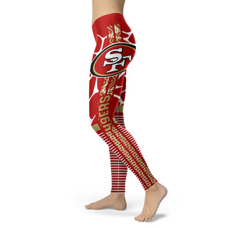 Awesome Light Attractive San Francisco 49ers Leggings