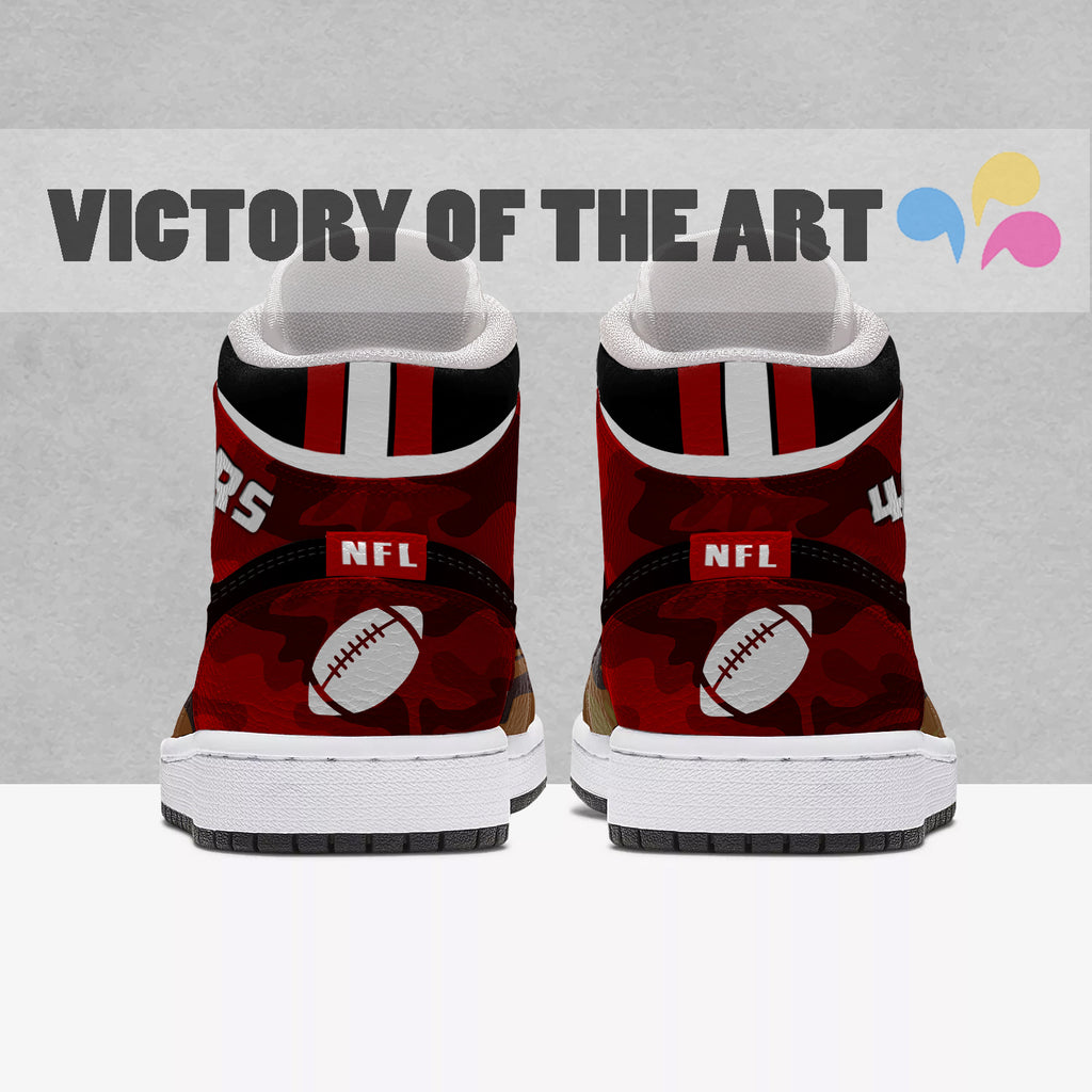 Pro Shop Camo Logo San Francisco 49ers Jordan Sneakers