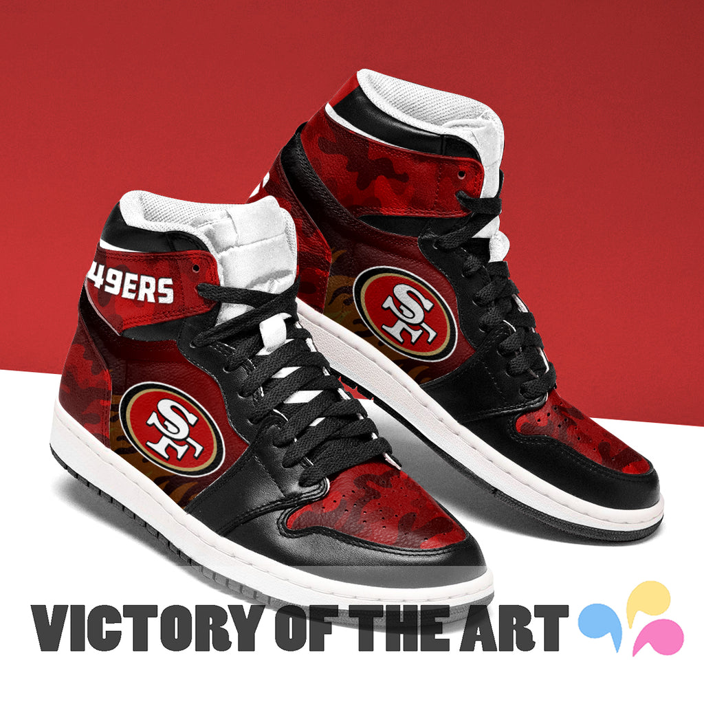 Pro Shop Camo Logo San Francisco 49ers Jordan Sneakers