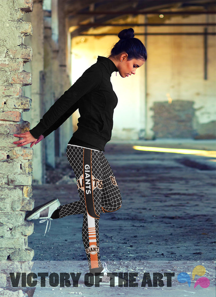 Amazing Line Circle Stylish Fashion San Francisco Giants Leggings