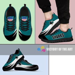 Special Gift Logo San Jose Sharks Sneakers
