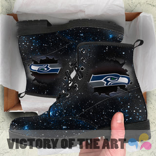 Art Scratch Mystery Seattle Seahawks Boots